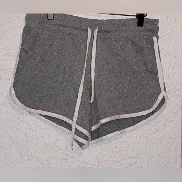 Women's Love Streak Gray Drawstring Shorts - Picture 1 of 6